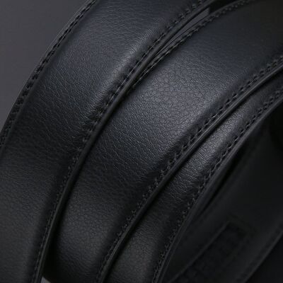 极速Adjustable Width Leather Belts Man Waist Belt Men Mens