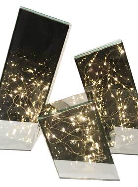 北欧创意现代简约玻璃罩摆件店面橱窗样板间耶诞节新年春节装饰品