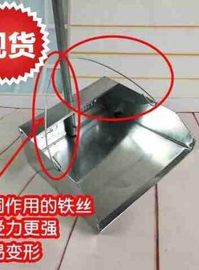 现货簸箕铁皮加厚手工制作加w厚簸箕木柄铁皮簸箕铁杆簸18箕加大