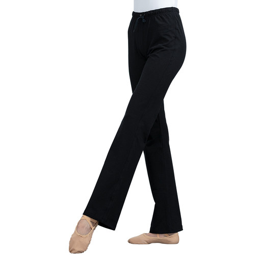 弹力舞蹈练功裤男款宽松长裤形体中高腰运动裤拉丁裤女健美操下装