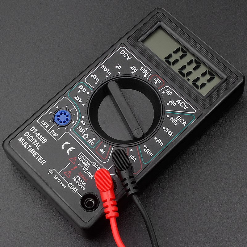 万用表数字高精度小型DT830B全自动便捷式多功能表电工家用万能表