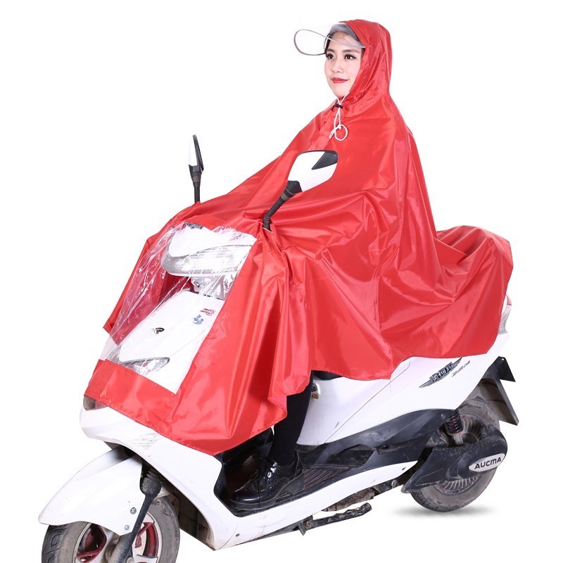 Electric vehicle raincoat motorcycle bike extra thick riding 居家日用 雨披/雨衣 原图主图