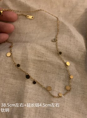 小众高货vintage 中世纪复古项链女款2024新款小众设计感古着锁骨