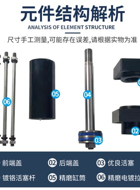 HOB重型中高压液压油缸缸径40*50*80*100*150*200*250*300*350