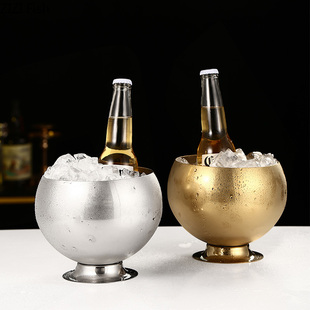 CreativHe Champagne Ice Bucket Steel Whiskey 厂家Stainless