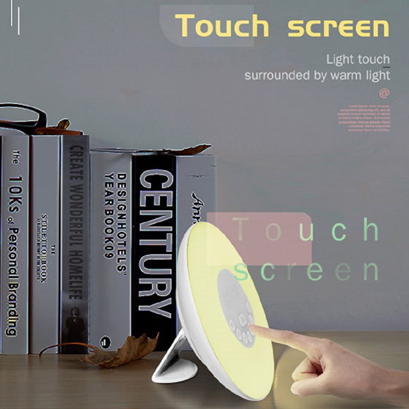 Wake p Light Alarm Clock Sunrise/Sunset Simulation Luminous
