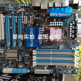 X58主板超频1366针超 P6T UD3R 新技嘉X58 X5650玩家国度主板