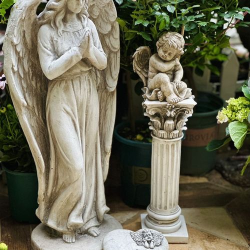 欧式树脂人物艺术天使雕塑女神雕像家居装饰品落地大摆件花园摆件