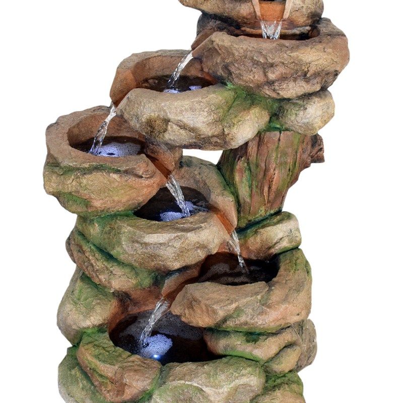 树脂石磨喷泉花园庭院阳台走廊流水摆件办公室客厅招财水景装饰品,家居饰品,流水摆件,淘宝优惠券,粉丝福利购,淘宝优惠卷