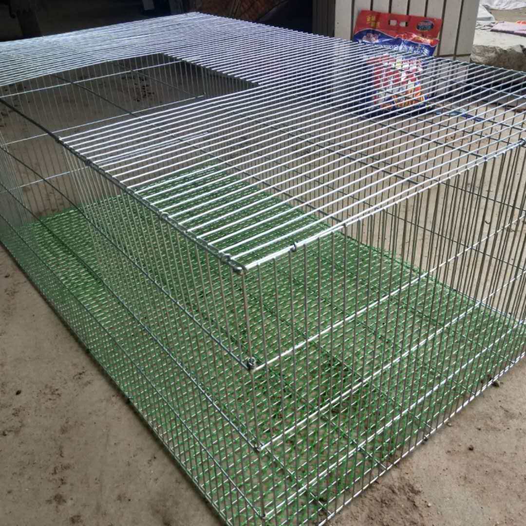 新品特大号兔子笼子兔笼垂耳兔养殖笼鸡笼鸽子笼镀锌铁丝笼简易运