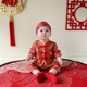 中国风衣服 中式 宝宝周岁抓周礼服套装 男女宝宝百天生日满月配唐装