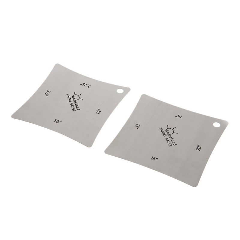 2pcs Guitar Radius Gauge Guitar Fretboard Measure Tool Acces