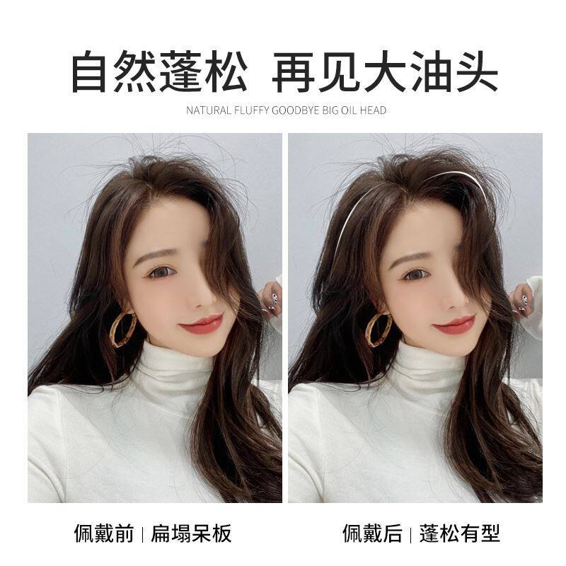 假烫发假发片短j款头发增多神器发垫蓬松两侧头顶补发量少遮盖卷