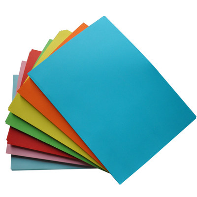 彩色复印纸手工折纸A蓝打印用l儿童手工剪纸彩色纸80克彩纸70ga4