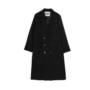 長款 2024春秋新品 250斤大碼 女裝 寬松大衣外套 風衣210胖mm復古韓版