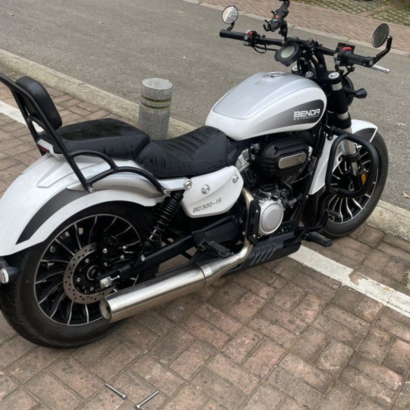 适用奔达rock灰石300-16改装后靠背 靠弓 后尾弓靠背