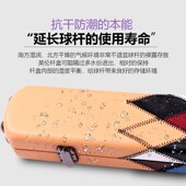 厂家野豹台球杆盒铝合金斯u诺克通杆杆箱四分之三双槽杆桶杆包多