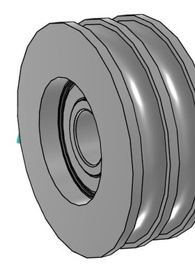 圆皮带用惰轮 双联型ENW01 ENW11 MBXAC MBXS