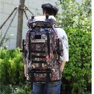 新款超大容量双肩背包男女户外登山包大包旅行行李包100升旅游大