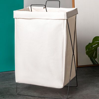 Storage Baskets Fabric-Hamper Bathroom Foldable Simple House