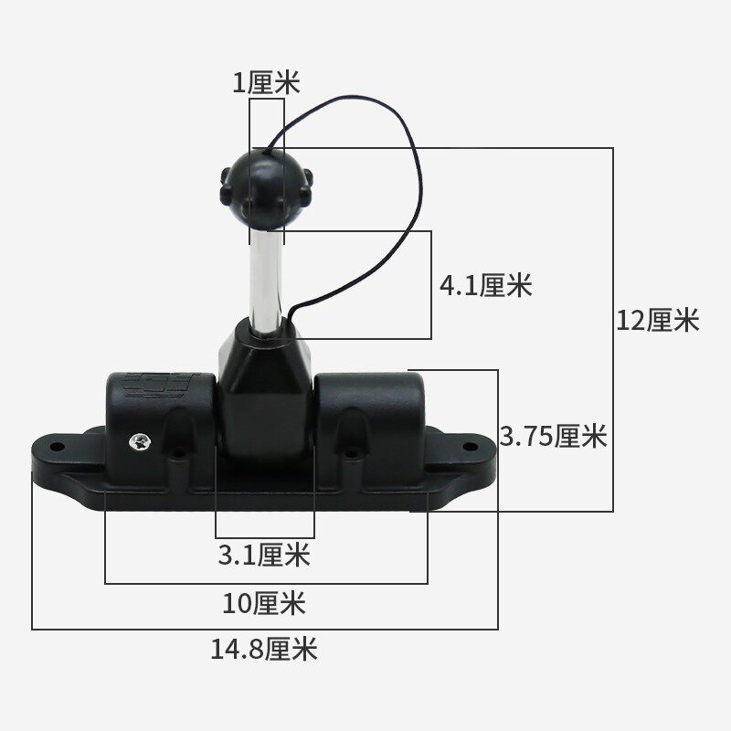 万向桨座精品划桨座塑料船PE船铝船铁船木船玻璃钢船划桨支架桨锁