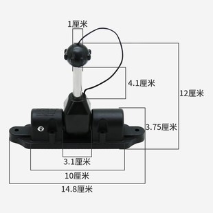 万向桨座精品划桨座塑料船PE船铝船铁船木船玻璃钢船划桨支架桨锁