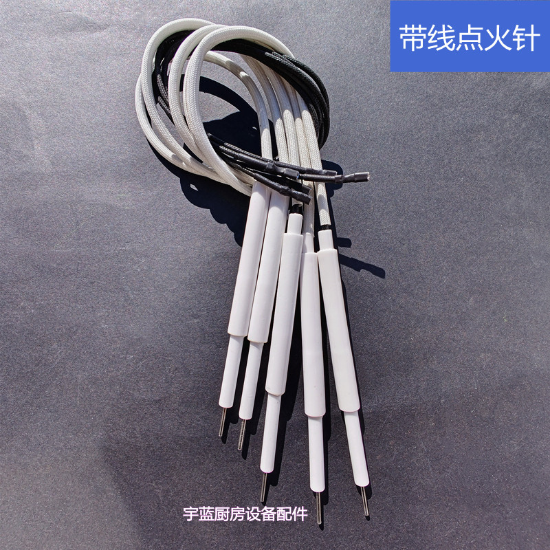 商用厨房设备点火针 复济高压节能燃烧控制器点火器 点火针带线