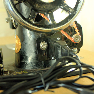 0W 老式脚踏缝纫m机机电220V改机动配件家用锁边电马达小型