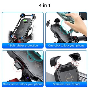 Deelife Motorbike Motorcycle Cell Phone X Grip Holder for M