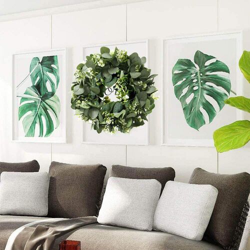 Eucalyptus Wreath Flowers Gifts Diy Christmas Creative Artif