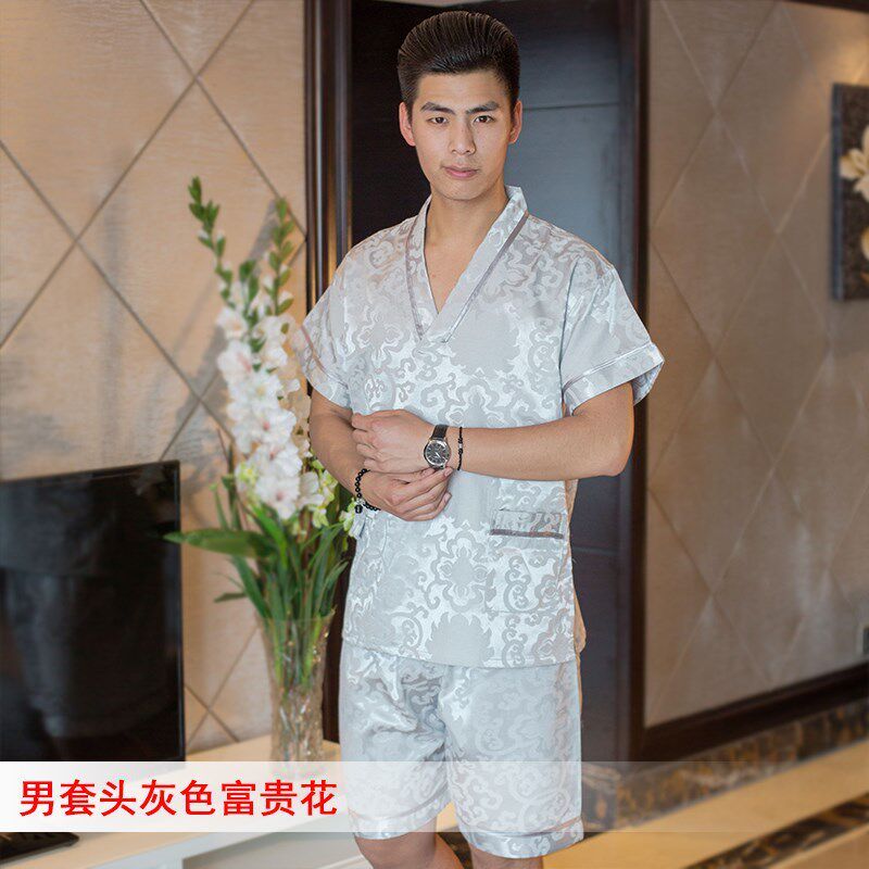 睡衣新款客人浴室韩版汗蒸服桑拿服洗浴服中心服装男女