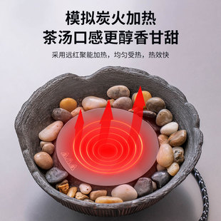 围炉煮茶一套家用室内电陶炉烤茶罐罐茶煮茶器玻璃茶壶泡茶煮茶炉