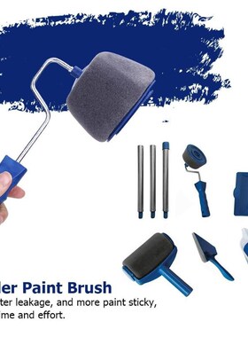 5/8pcs Seamless Color Box Packaging Wall Paint Runner Roller