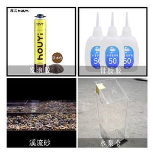 香槟木树干造景鱼缸水族箱森林直木装饰雨林水陆缸造景套餐非沉木