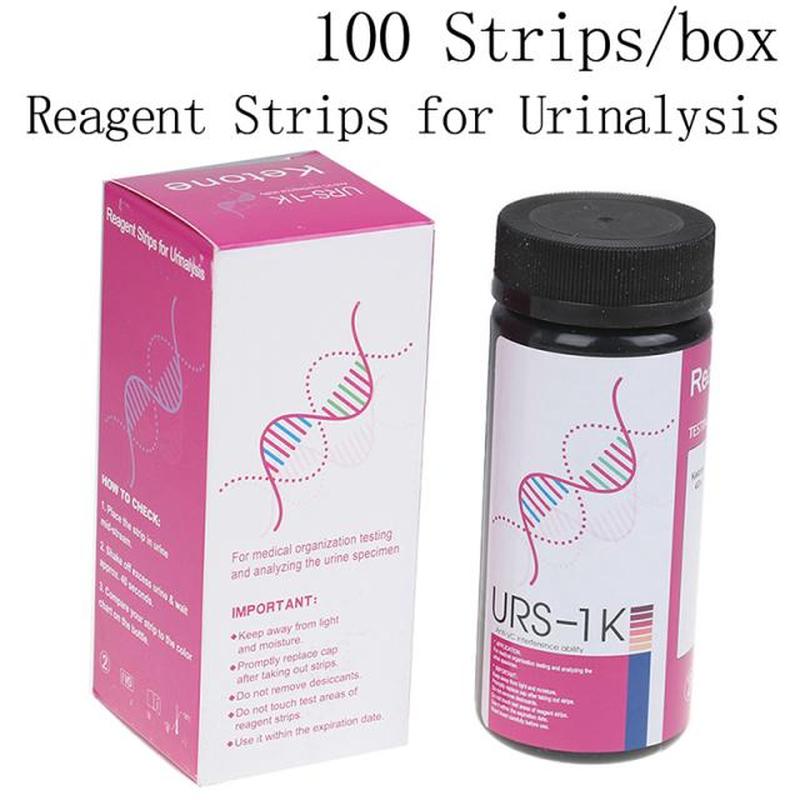 极速100 Strips/Set Ketone Test Strips Urine Reagent Diet Wei