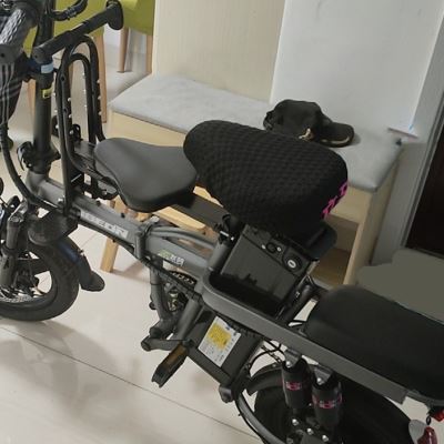 网红电动车儿童座椅前置电动自行车坐椅电单车宝宝前座折叠电车椅