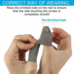 2/6/10 Pcs Game Controller Finger Cover Gaming Finger Glove