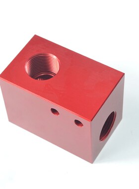 新爆品螺纹插装12系类电磁单向节流溢流阀用油路块V6068品促