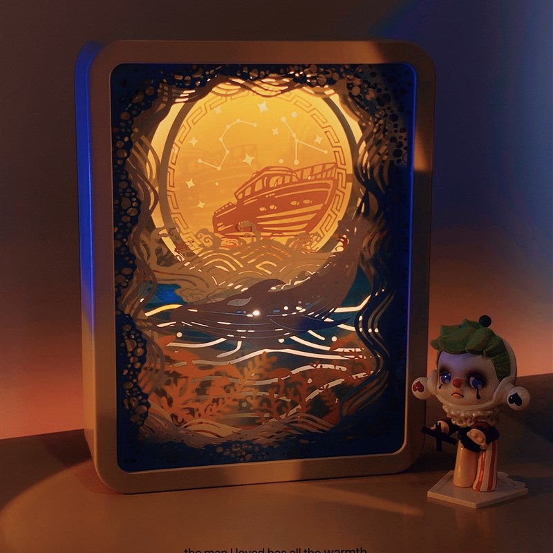 小众高货林深时见鹿 海蓝时见鲸!氛围夜灯创意闺蜜生日礼物立体