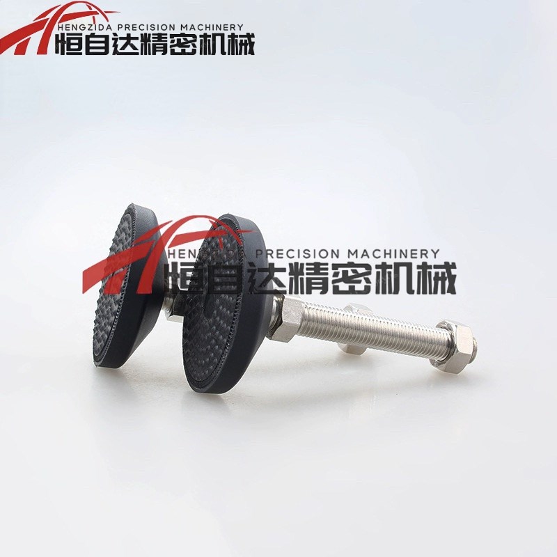 怡合达尼龙万向调节脚杯WAR42-D80-M12/M16/M20-L100/L150地脚