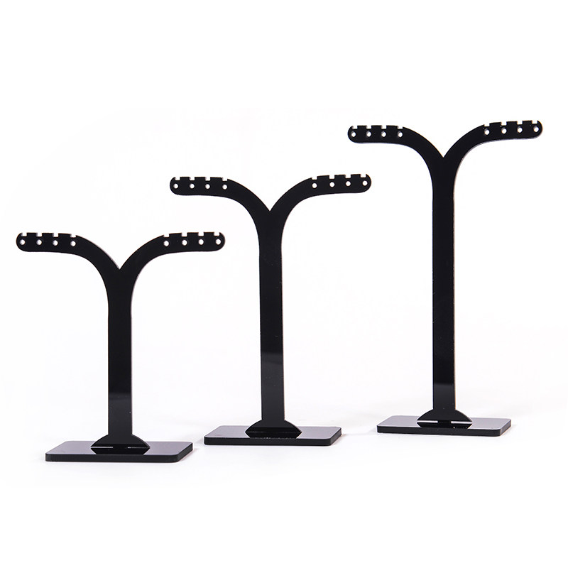 亚克力三件套耳环架耳钉架子托耳坠小饰品首N饰收纳架珠宝展示道