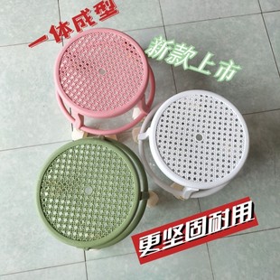 矮凳 家用万向轮小凳子结实圆凳网红移动小型滑轮板凳坐凳带轮子