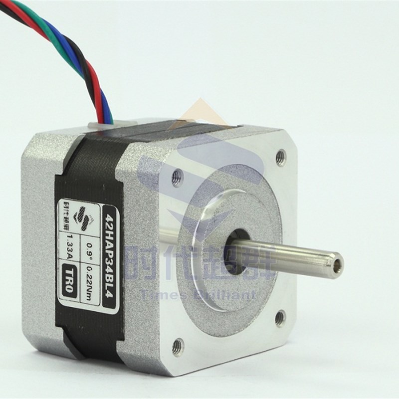 42HAP34BL4-TR0 步距角0.9度/两相步进电机马达 0.22nm舞台灯24V