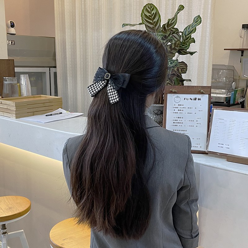 头花女护士职业发网空o姐银行职员盘头发发套酒店发饰头饰2024新