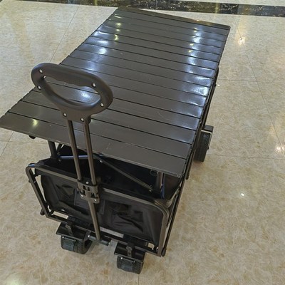 户外露营车营地车野营拉车家用买菜快递便携式轻便拉车折叠小推车