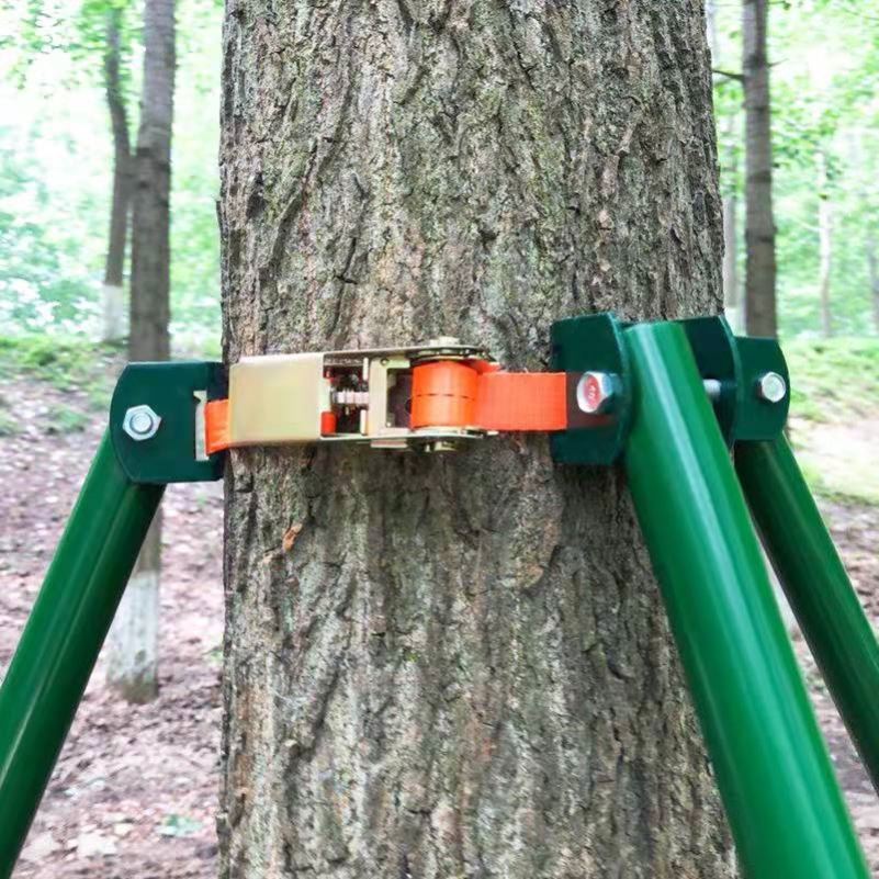 新款树木支撑架树木支撑杆支架 树木固定器大树支撑果树支撑架钢