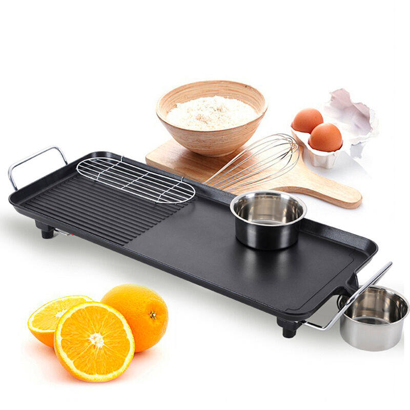 厂家聚烩王电烤炉家用无烟韩式烤肉机烤鱼炉烤肉锅不粘烤肉盘电烤