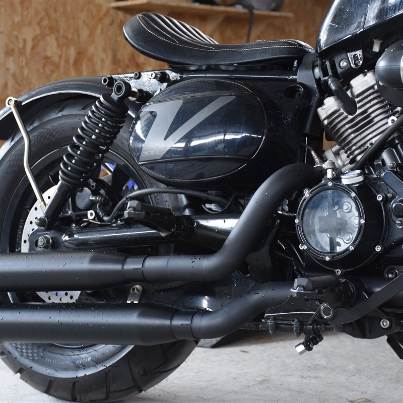 大韩轻骑GV300  改装双出排气管重低音 浑厚 马蹄声抖音同款