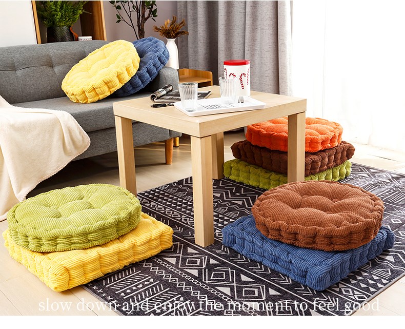 Cheoalfa Round Decorative pillow Floor Cushion Chair Pad  Ta