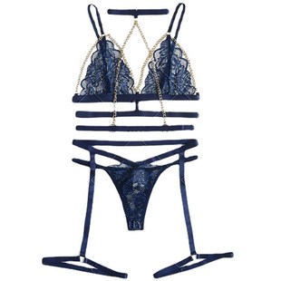 perspective sexy three piece set 速发Women underwear